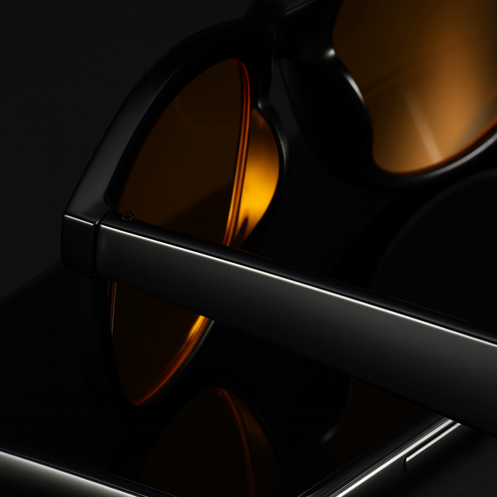 Amber Blue Light Blocking Glasses — Reduce Eye Strain & Improve Sleep